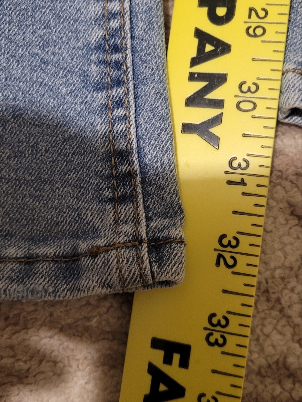 No Boundaries Light Blue Boot Cut Mid Rise Jeans. Front Pintuck Seam - Picture 8 of 8